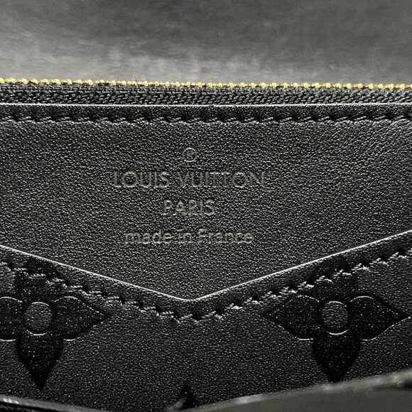 Auth LOUIS VUITTON Portefeuille Very M62059 Noir Very Line - MI4108 Long Wallet - Picture 7 of 13